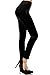 Women's Diamond Velvet Soft Stretch Leggings (S/M, Black)
