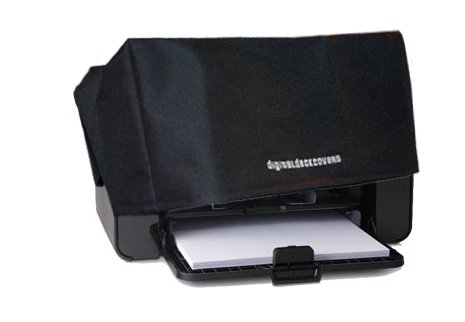 HP LaserJet Pro P1006 / P1009 / P1102W / P1109W Printer Dust Cover & Protector [Antistatic, Water-Resistant, Heavy Duty Fabric, Black] by DigitalDeckCovers | Printers Dust Covers