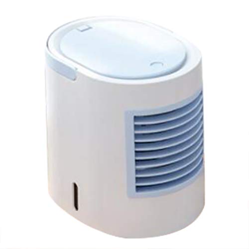 Floor Stand Cooling Fan Mini Portable Air Conditioner Adjustiable Speed Cooler Ice Fan, Evaporative Desktop Cooling Fan Quiet Personal Table Fans Air Circulator Cooler