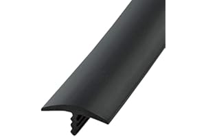 Edge Supply Black 3/4 in x 250 Ft Center Barb Tee Moulding T Molding Hobbyist Pack, Small Projects, Arcade Machines and Tables
