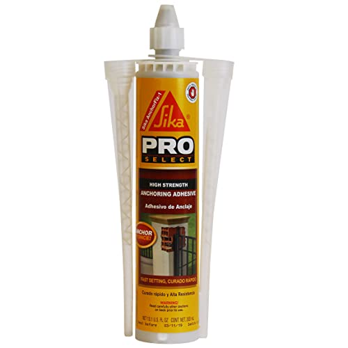 Sika Anchorfix1, High strength adhesive, fast setting anchoring for