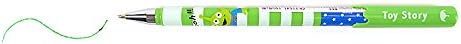 Disney Character Gel Glitter Color Gel Pen with a Gem: 1pcs (GREEN)