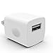 USB AC Universal Power Home Wall Travel Charger Adapter for iPhone SE / 6s / 6 / 6 Plus, iPad Air 2 / Pro, Samsung Galaxy S7 / S6, Note 5, LG G5 and More (5 Pack)