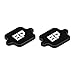 BlackPath - Fits Yamaha Air Induction Block Off Plate Kit YZF R1 R6 R6S FZ1 FZ6 FZ6R FZ8 Motorcycle AIS Smog Emissions Bypass Block Off Plates (Black) T6 Billet