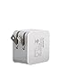 Yubi Power Ul Approved 2- Port 5v 3.1a 15w Mini Usb Travel Wall Charger with Foldable Prongs for Apple Ipad 2, New Ipad 3, Iphone 5 4s 4 3 3gs, Amazon Kindle Fire Hd Dx Keyboard, Samsung Galaxy Tab (Usb Cable NOT Included)