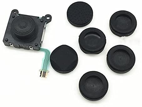 3D Analog Joystick Rocker with Silicone Thumb Stick Grip Joystick Cap Cover for Playstation Vita 2000 PSV 2000