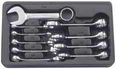 KDT81905 KD Tools 10 Piece SAE Stubby Wrench Set