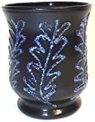 Black Tulip Shaped Vase