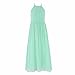 FEESHOW Big Girls Chiffon Junior Bridesmaid Summer Wedding Gown Party Flower Dress