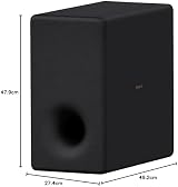 Sony SA-SW3 Compact Subwoofer Black 200W Deep Bass for Sony Soundbars view 8