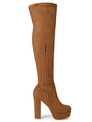Allegra-K-Womens-Platform-Block-Heel-Over-Knee-High-Boots
