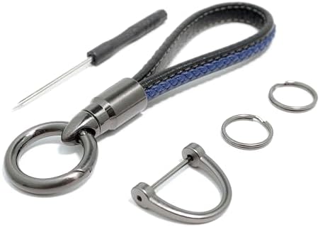 HSEFIN Leather Key Chain Car Universal Unisex Key Chain with