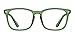 TIJN Blue Light Blocking Glasses Square Nerd Eyeglasses Frame Anti Blue Ray Computer Game Glasses