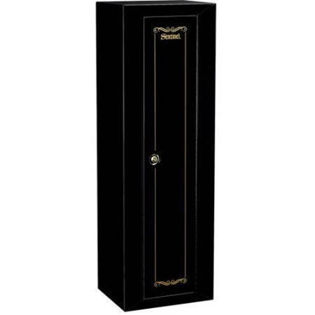 Stack On 10 Gun Security Cabinet - Rifle Storage Locker in Black, GCWB-10-5-DS