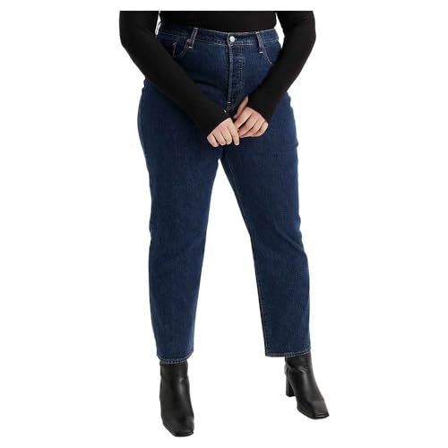 Levi's Plus Size Ribcage Straight Ankle, Mujer, Salsa Dark Stone, 14 M