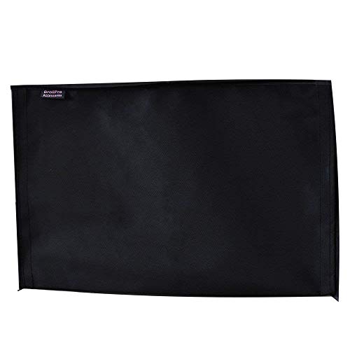 BroilPro Accessories Outdoor 32" TV Set Cover,Scratch Resistant Liner Protect LED Screen Best-Compatible with Standard Mounts and Stands (Black)