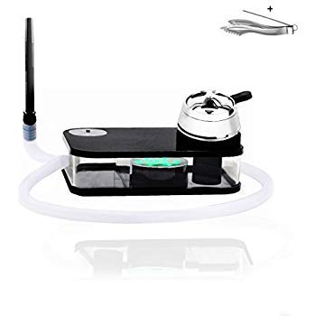 6 Pieces Top Led Shisha Acrylic Hookah Kit Set