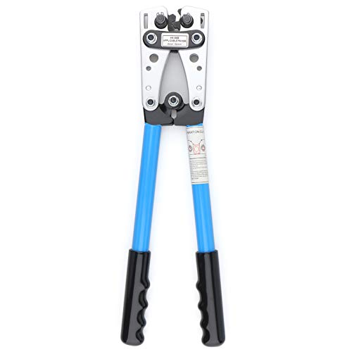 image for Toolwiz Battery Cable Lug Crimping Tools Ratchet Wire Cutting for Crim