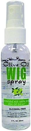 Black Queen Olive Oil Wig Spray 2 Oz.