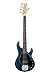 Sterling by Music Man StingRay Ray5 Bass Guitar in Trans Blue Satin, 5-String