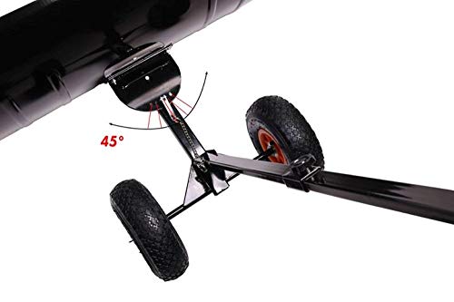 MD Sales Force Premium Snow Shovel, Wheeled Snow Pusher, Durable Wheeled Snow Pusher - Time and Energy Saving Snow Removal Tool