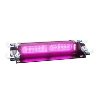 Abrams Focus 2X Series (Purple/Purple) 36W - 12 LED Funeral Vehicle Truck Windshield Strobe Warning Dash & Deck Light Bar