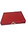 100 Capacity ABS Plastic Slide Storage Box, Red.