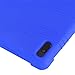 HminSen Compatible/Replacement for Ultra Slim Soft Silicon Rugged Back Stand Cover Lenovo Tab 4 10/Tab4 10 Plus case 2017 Release ZA2J0007US (Navy Blue)