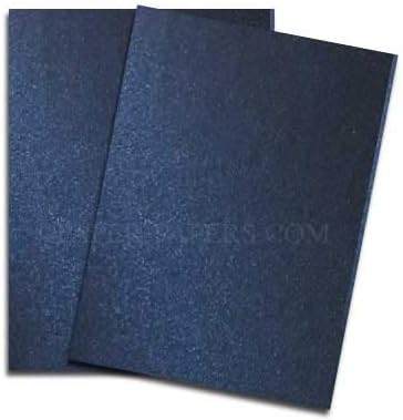 PaperPapers Quality, 8.5X11 Letter Size Specialty Cardstock - Midnight Blue - 290 GSM (107lb Cover),25-PK