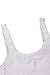 Pink Queen Women's Crop Top Scoop Neck High Waist Bikini Set Swimwear XL White