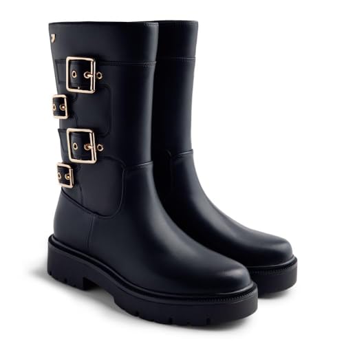 Petoskey, Stivaletti Bassi con Lacci Donna, Nero, 36 EU