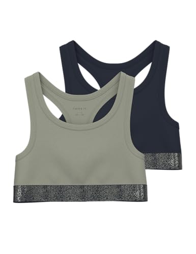 NAME IT NKFSHORT Top 2P Noos, Sable, 116 cm