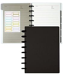 Yoment Discbound Notebook Customizable Spiral