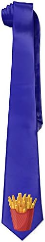 Ggift French Fries Men's Fashion Business Solid Necktie Tie