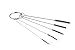 SE Brush Cleaning Sets Nlylon Bristles Varying Sizes for Versatile Tasks Spray and Paint Guns, Barrels, and Other Tools (TC01N)