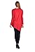 82 Days Women'S Rayon Span Long Sleeves Handerchief Hemline Tunic - Solid