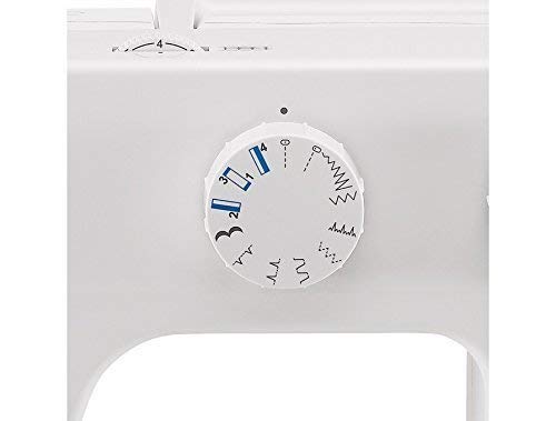 Singer Promise 1408 Zig-Zag Sewing Machine, 8 Built-in Stitches, 24 Stitches Functions with 70W Powerful motor & Feed dog with106 Teeth in 6 Rows (White)-Get Free Online Interactive Master Class 4 Singer Promise 1408 Zig-Zag Sewing Machine, 8 Built-in Stitches, 24 Stitches Functions with 70W Powerful motor & Feed dog with106 Teeth in 6 Rows (White)-Get Free Online Interactive Master Class - Image 4