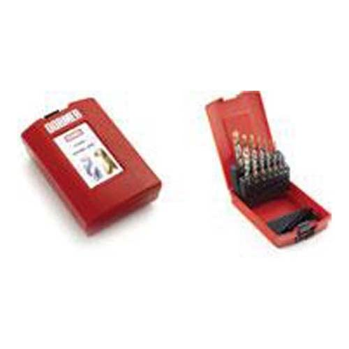 Dormer L113203 Series L113 HSS ISO Tap-Drill Set, Bright, E002 + A002, 14 Pieces
