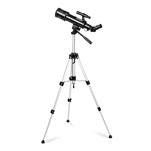 Telescopio refractor 70/400 con adaptador de smartphone para observación de tierra y cielo