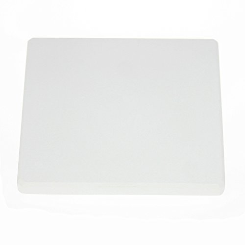 Diatomaceous Earth Cup Mat Super Absorbent Coasters (Square Shape, Light Grey)