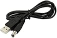 Generic USB to 5.5 mm/2.1 mm 5 Volt DC Barrel Jack Power Cable