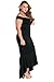 Astylish Womens Evening Dress Off Shoulder Flouncing Mermaid Formal Prom Gowns Large Black