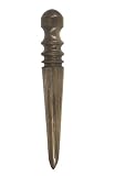 BESTCYC Solid Wood Leathercraft Slicker Round Burnisher Wood Edge Slicker for Leather Working