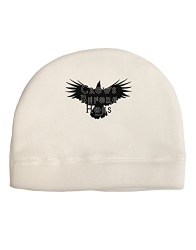 TooLoud Crows Before Hoes Design Child Fleece Beanie Cap Hat