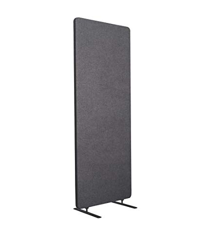 ReFocus Acoustic Room Dividers | Office Partitions – Reduce Noise and Visual Distractions with These Easy to Install Wall Dividers (24" x 66" Freestanding, Ash Gray) - Thumbnail 2
