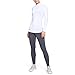 Under Armour Women's ColdGear Authentic Mock, White (100)/Metal, Medium