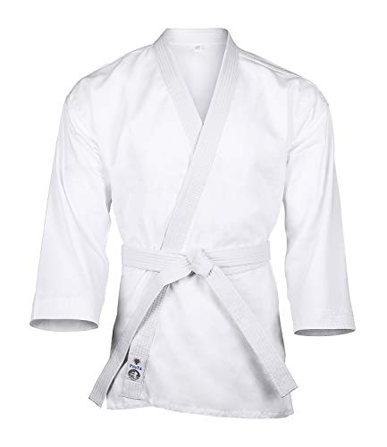 image for FitsT4 Sports FitsT4 Karate Gi Jacket Lightweight 7.5oz White Karate M