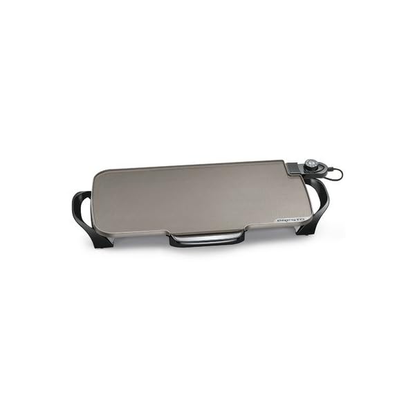 Presto Ceramic 22inch 07062 Electric Griddle with removable handles