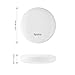 Spaire Compact Mirror 1x / 5x Magnification With Light USB Rechargeable Double-sided Makeup Mirror Portable for Makeup, Traval, Gifts, etc ( White )