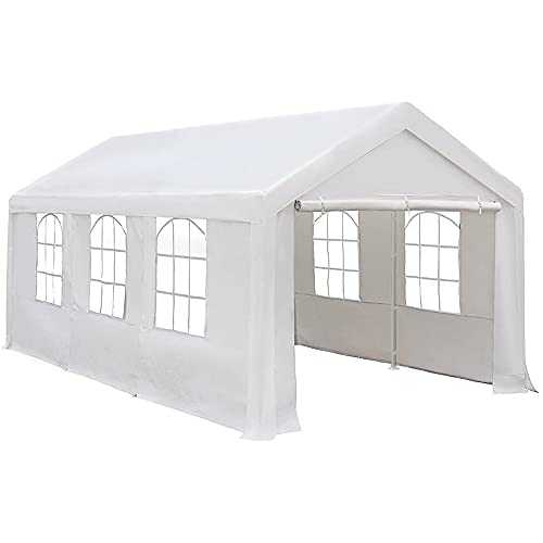 Abba Patio 10 X 20 Ft Carport Heavy Duty Carport With Removable